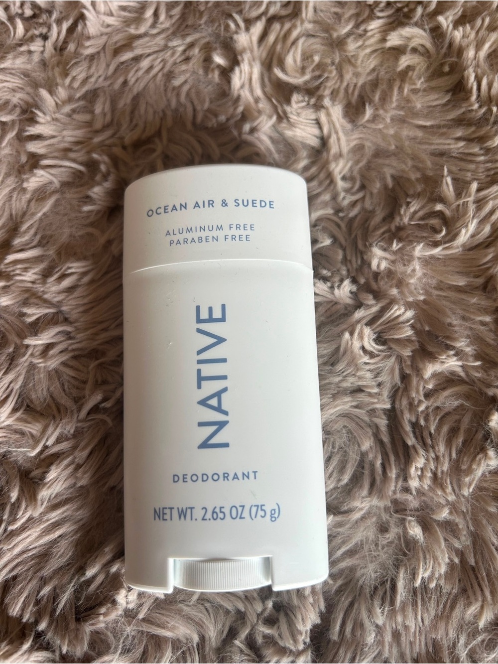 Native White Deodorant Stick with Blue Label - Ocean Air & Suede